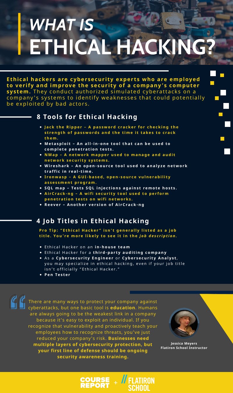 Infographic ethical hacking career